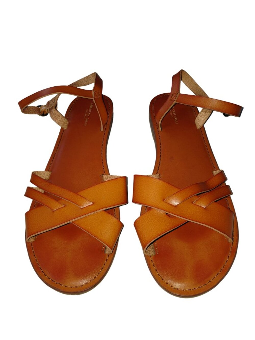 American Eagle Outfitters Brown Leather Sandals Women's Size 10